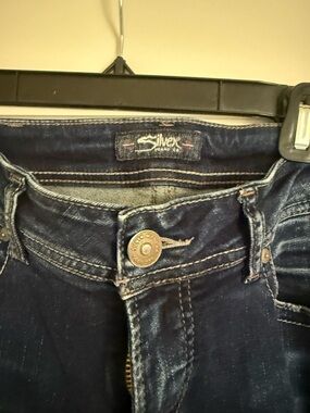 Silver Jeans Women's Dark Indigo SUKI Super Skinny Stretch Jeans